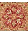LR Home SINUOUS 54110 Red 4' X 4' Round Rug