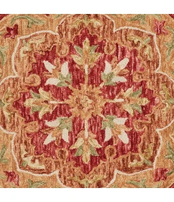 Sindy SIN-AH Red Area Rug 4 ft. Round