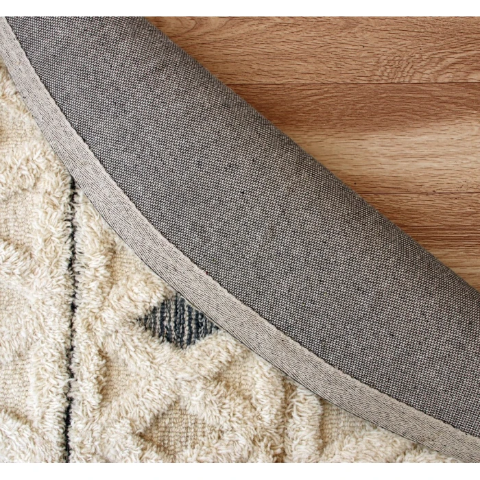 Rugs Town 54112 Ivory 6' Round Rug