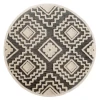 Sindy SIN-AJ Gray Area Rug 6 ft. Round