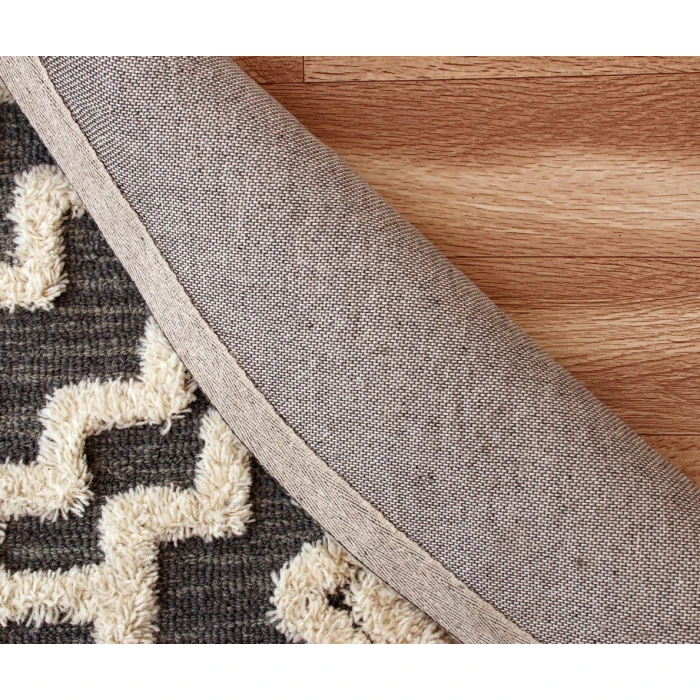 Rugs Town 54113 Gray 4' X 4' Round Rug