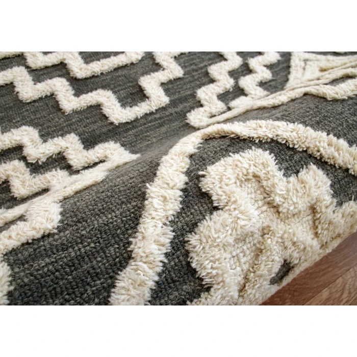 Rugs Town 54113 Gray 4' X 4' Round Rug