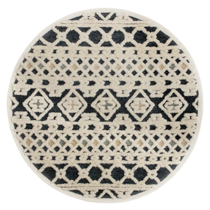 Rugs Town 54114 Blue 4' X 4' Round Rug