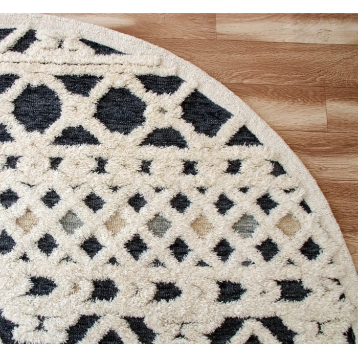 Rugs Town 54114 Blue 4' X 4' Round Rug