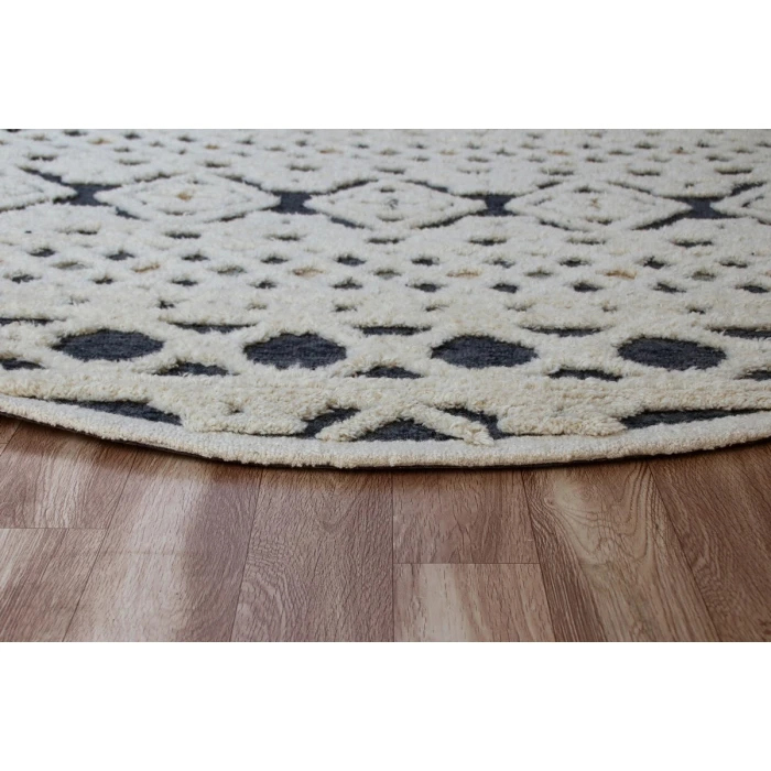 Rugs Town 54114 Blue 4' X 4' Round Rug