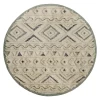 Sindy SIN-AL Cream Area Rug 4 ft. Round