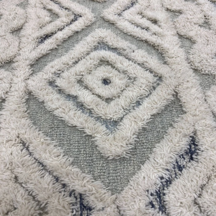 Rugs Town 54116 Light Gray 4' X 4' Round Rug