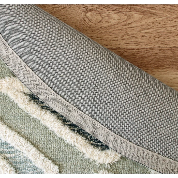 Rugs Town 54116 Light Gray 4' X 4' Round Rug
