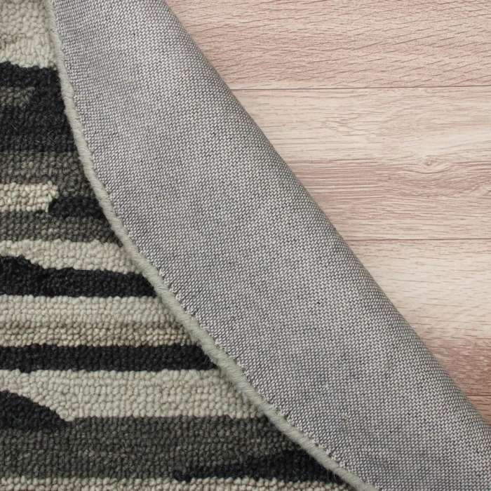 Rugs Town 54122 Gray/ Multi 4' X 4' Round Rug