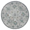 Sindy SIN-AS Taupe Area Rug 6 ft. Round