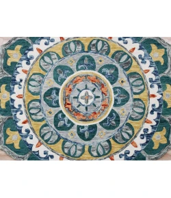 Sindy SIN-AW Multi Area Rug 4 ft. Round