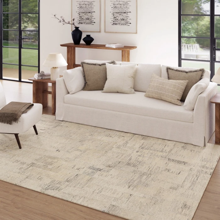 Rugs Town Beige Ithaca 7ft.9in. x 9ft.9in. Rect. Rug