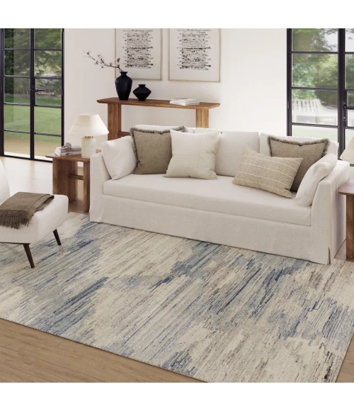 Rugs Town Stria Beige Montclair 7ft.9in. x 9ft.9in. Rect. Rug