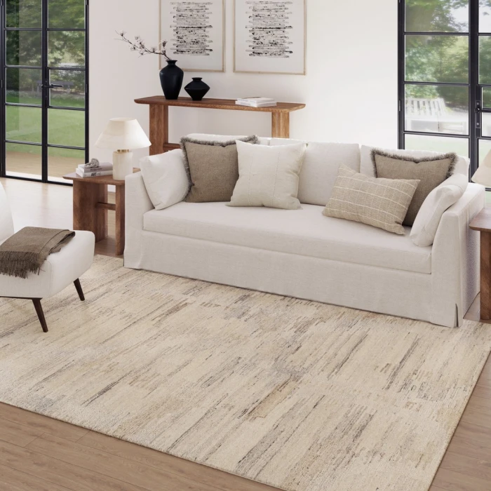 Rugs Town Cream Monterey 5ft. x 7ft.9in. Rect. Rug