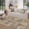 Rugs Town 82763 Brown / Beige 9ft. x 12ft. Rect. Rug