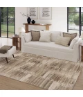 Rugs Town Stria Brown Monterey 9ft. x 12ft. Rect. Rug