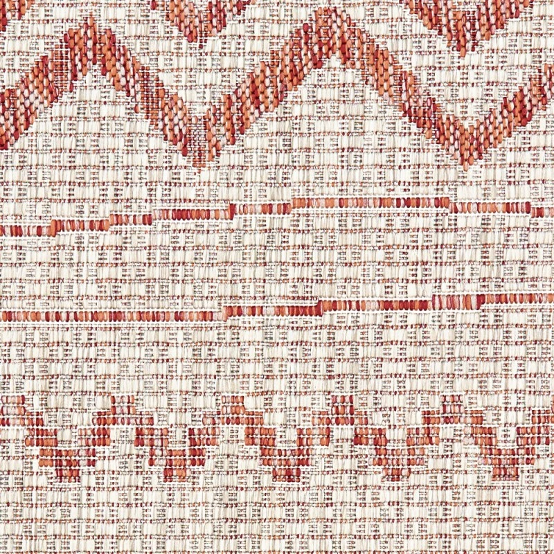 Rugs Town Shower 81244 Beige/ Red 1'10" X 3'0 Rect. Rug