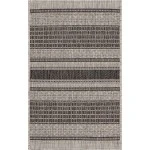 Rugs Town Shower 81246 Gray/ Black 1'10" X 3'0 Rect. Rug