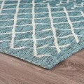 Rugs Town Shower 81247 Blue/ Gray 3' X 5' Rect. Rug