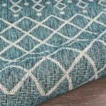 Rugs Town Shower 81247 Blue/ Gray 3' X 5' Rect. Rug