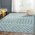 Rugs Town Shower 81247 Blue/ Gray 3' X 5' Rect. Rug