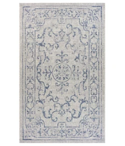 LR Home Sun Shower 81249 Navy/ Gray 1'10