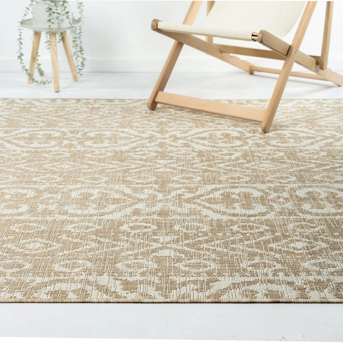 Rugs Town Beige SUNSH 6ft.6in. x 9ft. Rectangle Rug