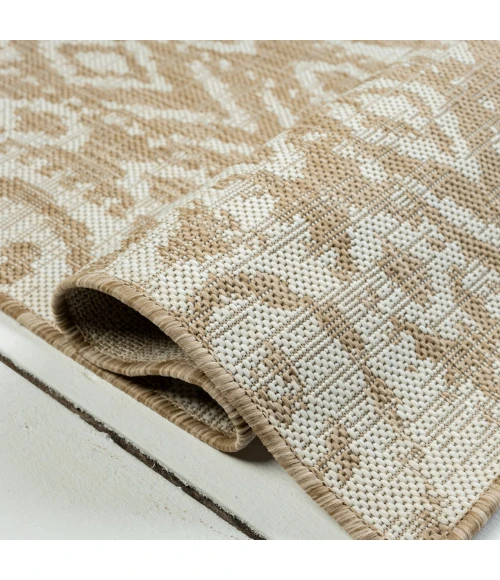 LR Home Sunshower Beige SUNSH 6ft.6in. x 9ft. Rectangle Rug