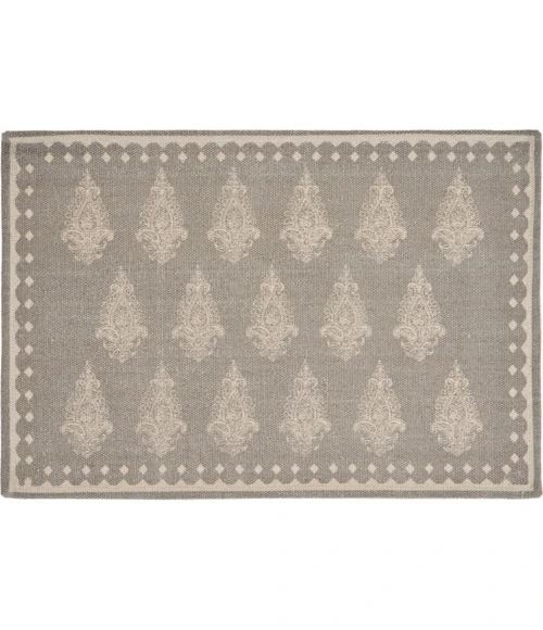 LR Home Super Soft Beige SUPER 5ft. x 7ft. Rectangle Rug