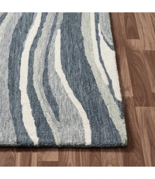 Rugs Town Tahoe Blue TAHOE 9ft. x 12ft. Rectangle Rug
