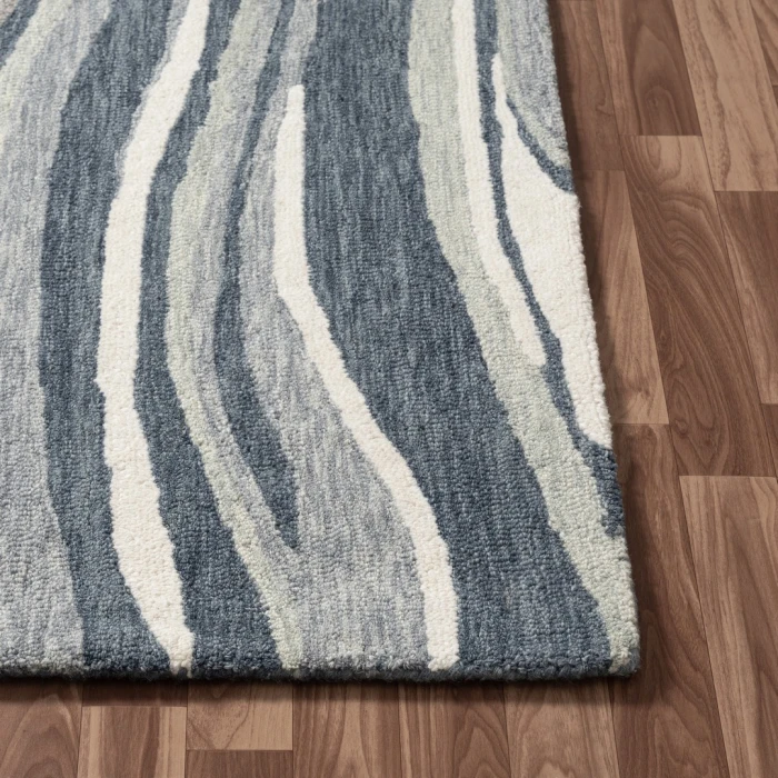 Rugs Town Blue TAHOE 9ft. x 12ft. Rectangle Rug