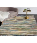 LR Home TOPANGA 81324 Lapis Blue 5' X 7'9 Rect. Rug