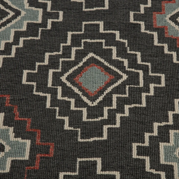 Rugs Town Black TRIBU 8ft. x 9ft.9in. Rectangle Rug