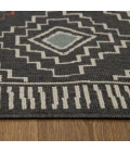 LR Home Tribu Black TRIBU 5ft. x 7ft. Rectangle Rug