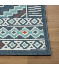LR Home Tribu Blue TRIBU 5ft. x 7ft. Rectangle Rug