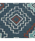 LR Home Tribu Blue TRIBU 5ft. x 7ft. Rectangle Rug