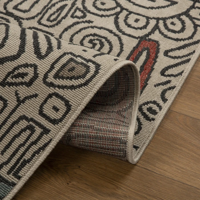 Rugs Town Beige TRIBU 5ft. x 7ft. Rectangle Rug