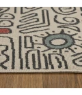 LR Home Tribu Beige TRIBU 2ft. x 3ft. Rectangle Rug
