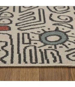 LR Home Tribu Beige TRIBU 2ft. x 3ft. Rectangle Rug