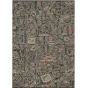 LR Home Tribu Black TRIBU 5ft. x 7ft. Rectangle Rug