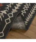 Rugs Town Tribu Black TRIBU 8ft. x 9ft.9in. Rectangle Rug