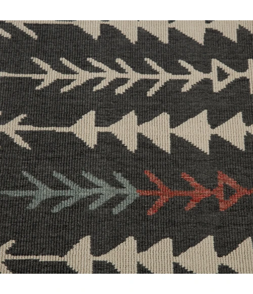 Rugs Town Tribu Black TRIBU 8ft. x 9ft.9in. Rectangle Rug
