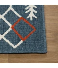 LR Home Tribu Blue TRIBU 5ft. x 7ft. Rectangle Rug