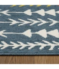 LR Home Tribu Blue TRIBU 5ft. x 7ft. Rectangle Rug