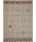 LR Home Tribu Beige TRIBU 2ft. x 3ft. Rectangle Rug