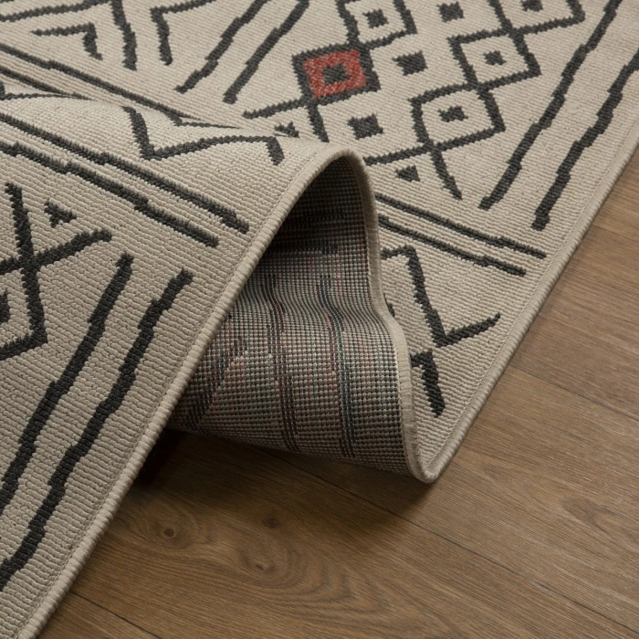 Rugs Town Beige TRIBU 8ft. x 9ft.9in. Rectangle Rug