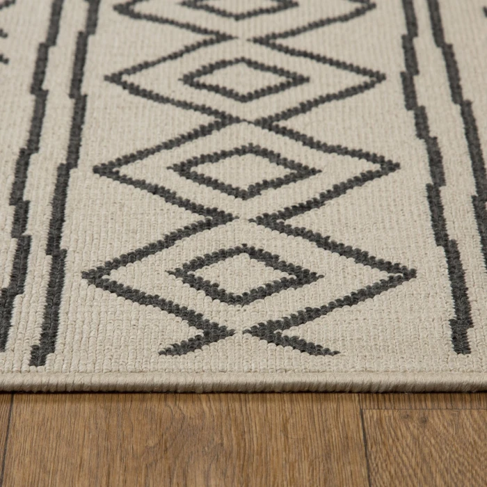 Rugs Town Beige TRIBU 8ft. x 9ft.9in. Rectangle Rug