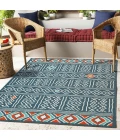 LR Home Tribu Blue TRIBU 8ft. x 9ft.9in. Rectangle Rug
