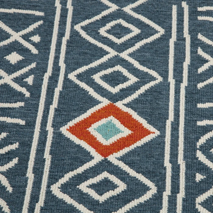 Rugs Town Blue TRIBU 8ft. x 9ft.9in. Rectangle Rug