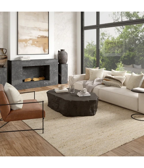 LR Home Valour Beige VALOU 5ft. x 7ft.9in. Rectangle Rug